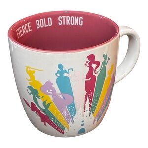 Disney Princesses FIERCE BOLD STRONG Multicolored Ceramic Mug